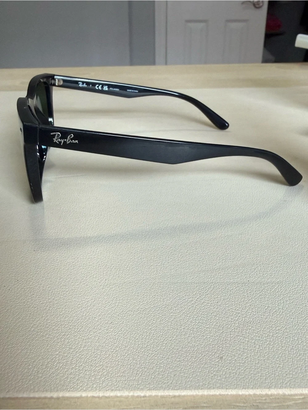 Ray-Ban Black Frame Sunglasses with Black Case